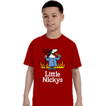 Load image into Gallery viewer, Daily_Deal_Shirts T-Shirts, Youth / XS / Red Little Nickys
