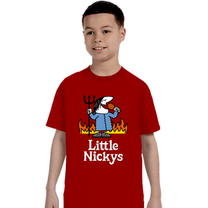 Daily_Deal_Shirts T-Shirts, Youth / XS / Red Little Nickys