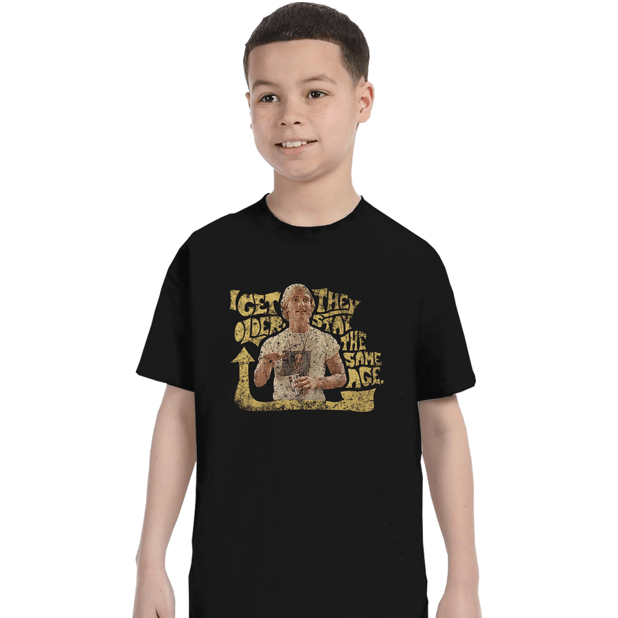 Shirts T-Shirts, Youth / XL / Black I Get Older
