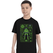 Load image into Gallery viewer, Daily_Deal_Shirts T-Shirts, Youth / XS / Black Donatello Model Sprue
