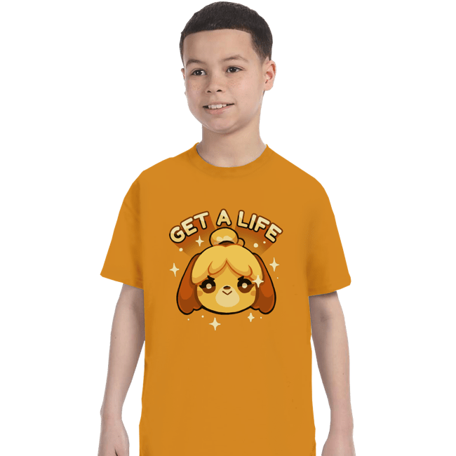 Shirts T-Shirts, Youth / XS / Gold Get A Life