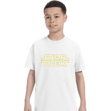 Load image into Gallery viewer, Shirts T-Shirts, Youth / XL / White Star Trek Logo
