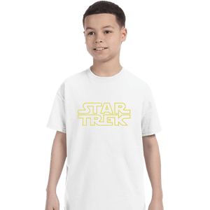 Shirts T-Shirts, Youth / XL / White Star Trek Logo