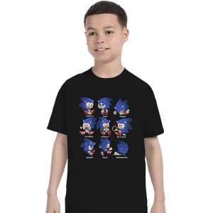 Shirts T-Shirts, Youth / XL / Black Hedgehog
