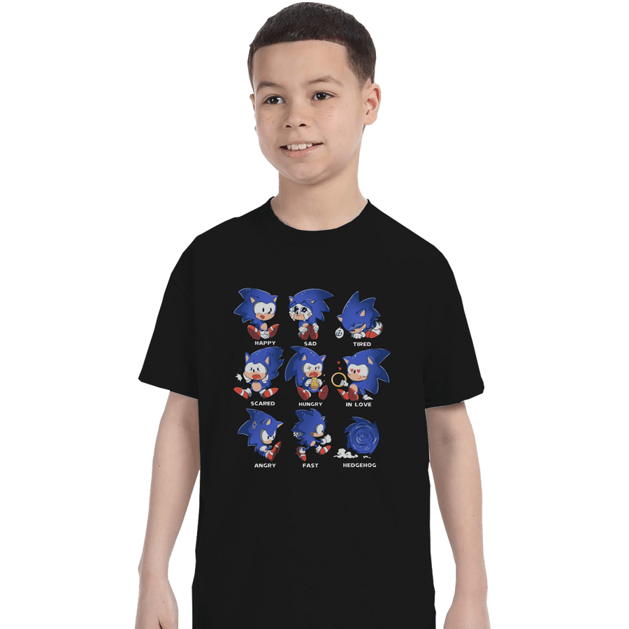 Shirts T-Shirts, Youth / XL / Black Hedgehog