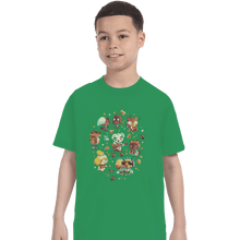 Load image into Gallery viewer, Shirts T-Shirts, Youth / XL / Irish Green Tarantula Island
