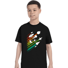 Load image into Gallery viewer, Shirts T-Shirts, Youth / XS / Black Warp Speed
