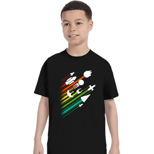 Shirts T-Shirts, Youth / XS / Black Warp Speed