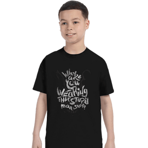 Shirts T-Shirts, Youth / XL / Black Man Suit