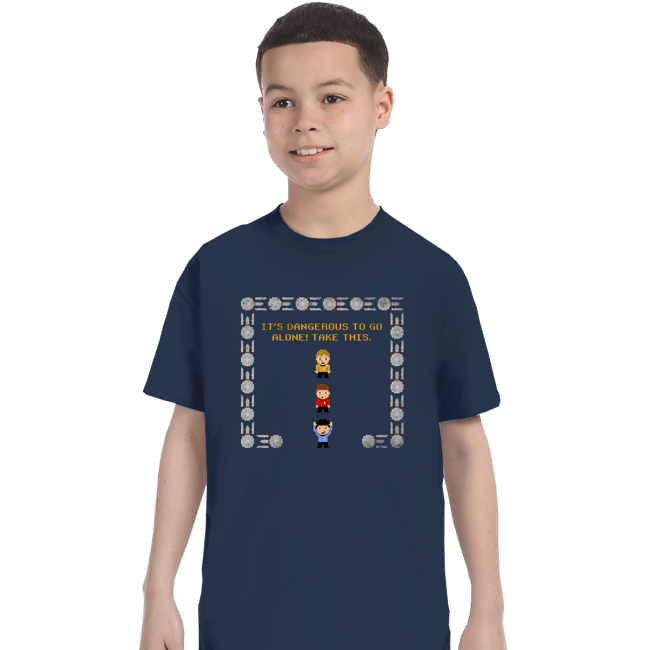 Secret_Shirts T-Shirts, Youth / XS / Navy Redshirt Zelda!