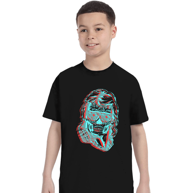 Shirts T-Shirts, Youth / XS / Black They Live 3D