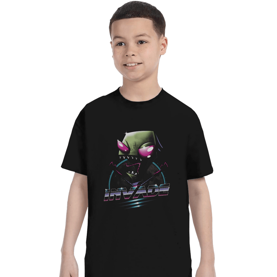 Shirts T-Shirts, Youth / XL / Black Invade