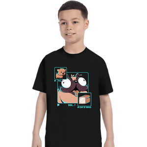 Shirts T-Shirts, Youth / XS / Black Dog Pig Bread