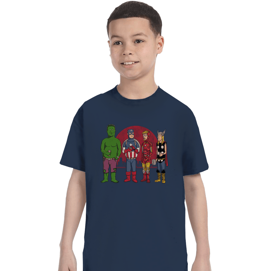 Shirts T-Shirts, Youth / XL / Navy King Of The Heroes