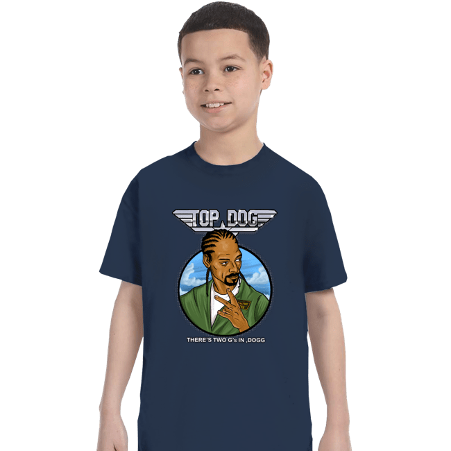 Daily_Deal_Shirts T-Shirts, Youth / XS / Navy Top Dogg