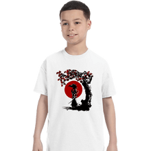 Load image into Gallery viewer, Shirts T-Shirts, Youth / XS / White Afro Under The Sun

