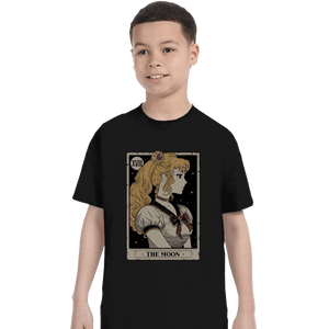 Secret_Shirts T-Shirts, Youth / XS / Black Moon Tarot