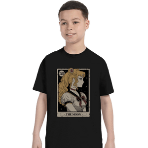 Secret_Shirts T-Shirts, Youth / XS / Black Moon Tarot