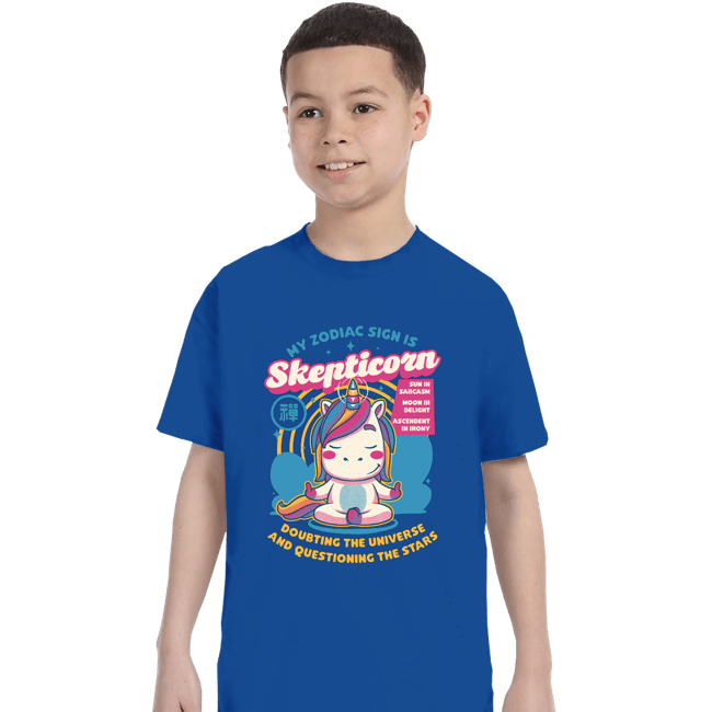 Daily_Deal_Shirts T-Shirts, Youth / XS / Royal Blue Scepticorn