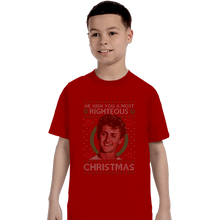 Load image into Gallery viewer, Shirts T-Shirts, Youth / XL / Red Righteous Christmas
