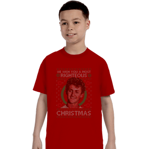 Shirts T-Shirts, Youth / XL / Red Righteous Christmas