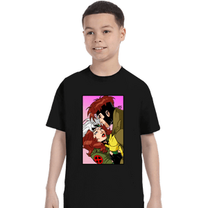 Shirts T-Shirts, Youth / XS / Black Rogue And Gambit