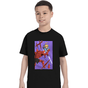 Secret_Shirts T-Shirts, Youth / XS / Black Link Slash