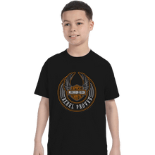 Load image into Gallery viewer, Shirts T-Shirts, Youth / XL / Black Rebel Proved
