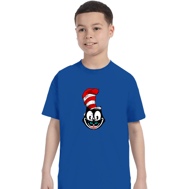 Shirts T-Shirts, Youth / XS / Royal Blue Mad Cat Hat