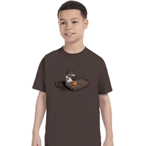 Shirts T-Shirts, Youth / XS / Dark Chocolate Indiana Mouse