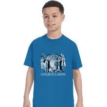 Load image into Gallery viewer, Shirts T-Shirts, Youth / XL / Sapphire Congratulations
