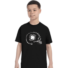 Load image into Gallery viewer, Secret_Shirts T-Shirts, Youth / XS / Black Lament Skull
