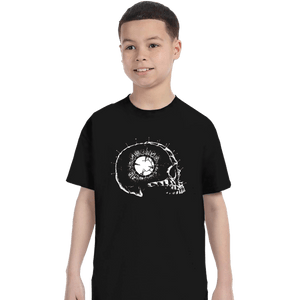 Secret_Shirts T-Shirts, Youth / XS / Black Lament Skull