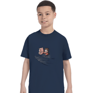 Shirts T-Shirts, Youth / XL / Navy The Pig King