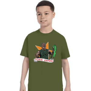 Secret_Shirts T-Shirts, Youth / XS / Military Green Toxic Empire