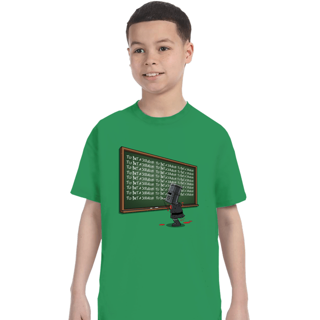 Daily_Deal_Shirts T-Shirts, Youth / XS / Irish Green Black Knight Detention