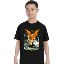 Load image into Gallery viewer, Daily_Deal_Shirts T-Shirts, Youth / XS / Black Hashira Wind
