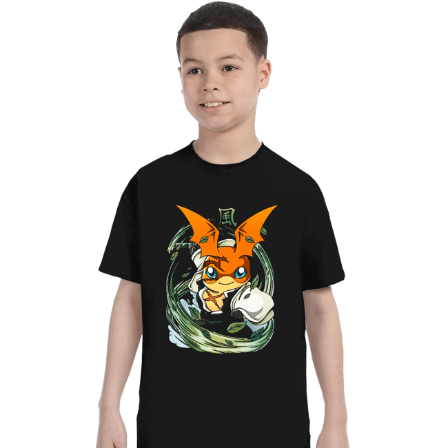 Daily_Deal_Shirts T-Shirts, Youth / XS / Black Hashira Wind