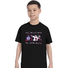 Load image into Gallery viewer, Secret_Shirts T-Shirts, Youth / XS / Black Merry Evil-Mas
