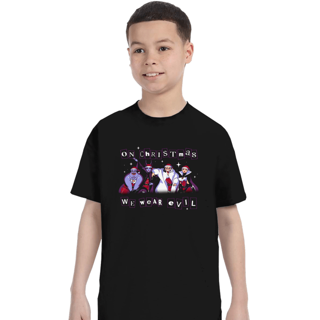 Secret_Shirts T-Shirts, Youth / XS / Black Merry Evil-Mas