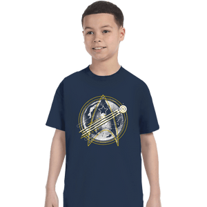 Shirts T-Shirts, Youth / XS / Navy Moonlight Boldly Night