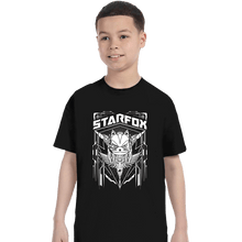 Load image into Gallery viewer, Shirts T-Shirts, Youth / XS / Black Starfox Crest
