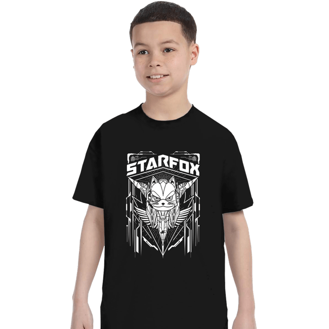 Shirts T-Shirts, Youth / XS / Black Starfox Crest