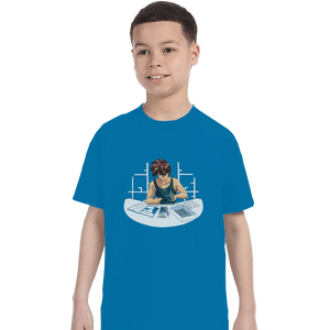 Shirts T-Shirts, Youth / XL / Sapphire Robot Builder