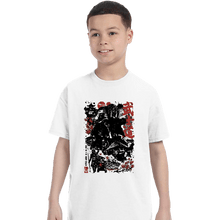 Load image into Gallery viewer, Daily_Deal_Shirts T-Shirts, Youth / XS / White Lone Wolf Mando

