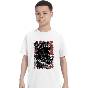 Daily_Deal_Shirts T-Shirts, Youth / XS / White Lone Wolf Mando