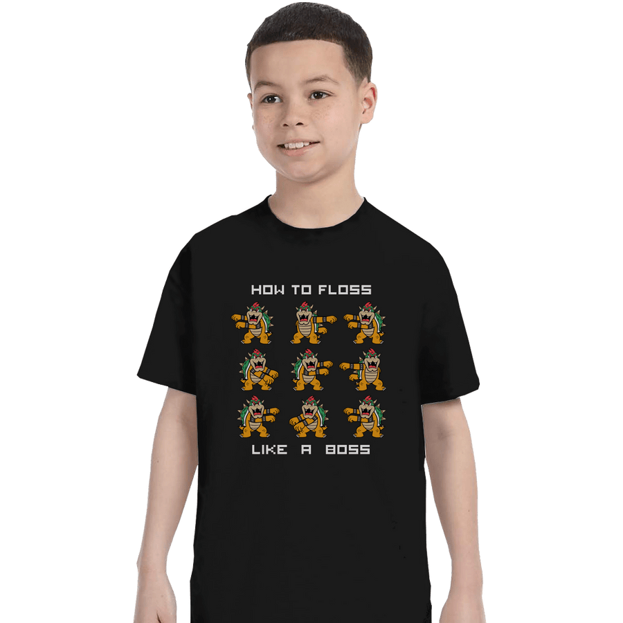 Shirts T-Shirts, Youth / XL / Black Floss Boss