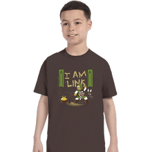 Load image into Gallery viewer, Shirts T-Shirts, Youth / XS / Dark Chocolate I Am Link
