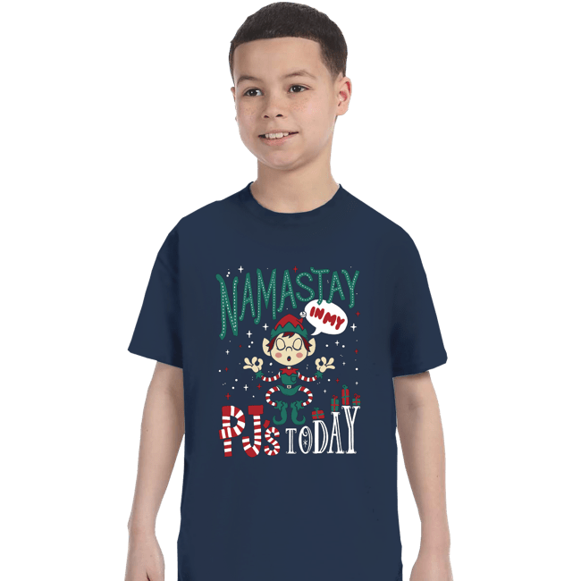 Daily_Deal_Shirts T-Shirts, Youth / XS / Navy Namastay PJs