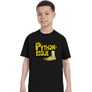 Shirts T-Shirts, Youth / XS / Black Pythonesque